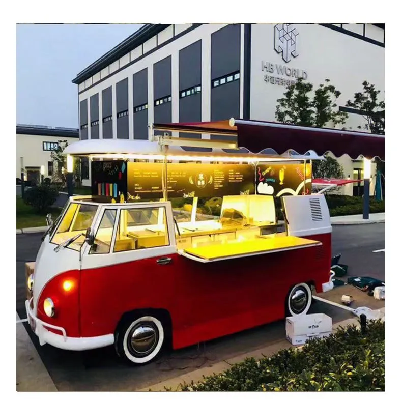 Four-wheeled Mobile Food Truck